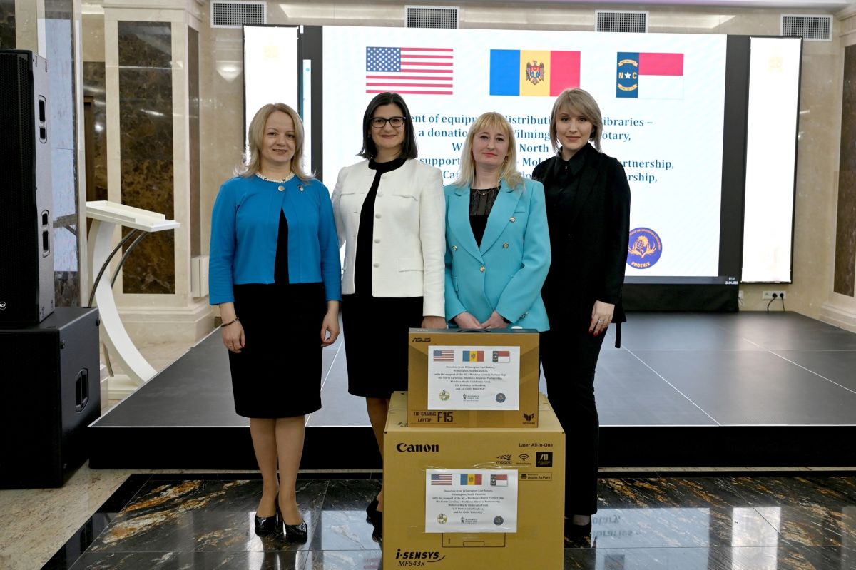 Donație de echipament tehnic din Carolina de Nord